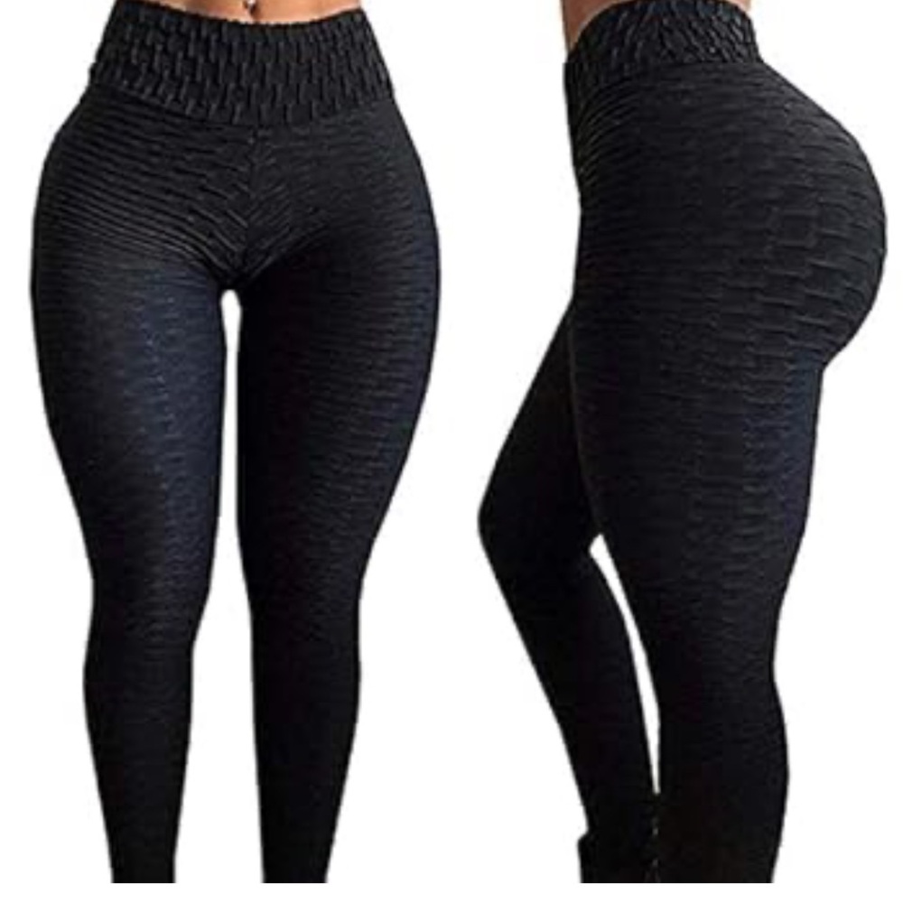 Leggings Stylish black textured leggings. Perfect for casual wear.
#60A